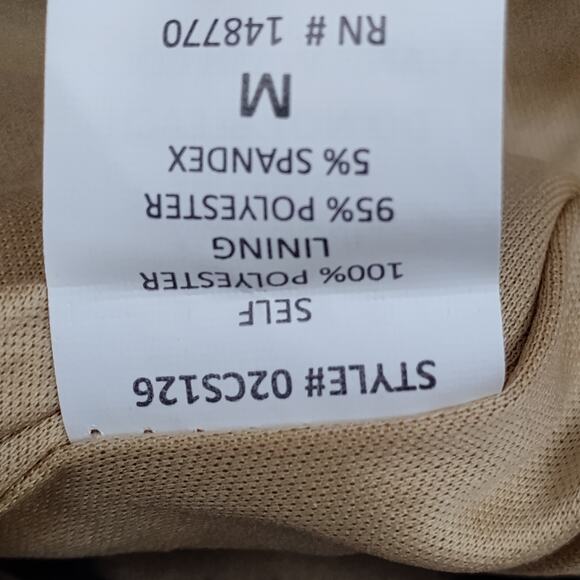 Sienna Sky Animal Print Silky Knee Length Skirt Size Medium Lined Elastic Waist - Picture 7 of 7